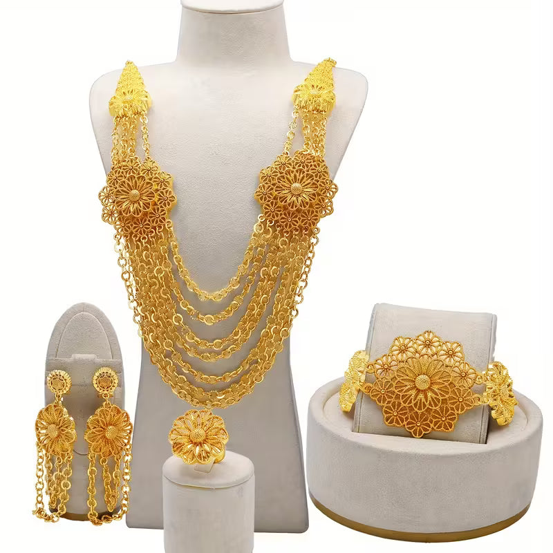 Luxury Middle Eastern Jewelry Set,